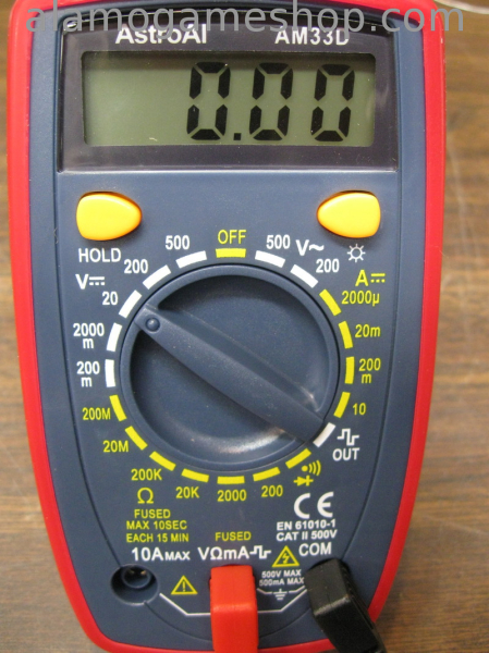 (image for) Meter - Volts and Ohms, Diode test with beep - Click Image to Close