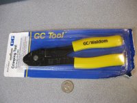 Crimper for F type connectors, .100 and .156