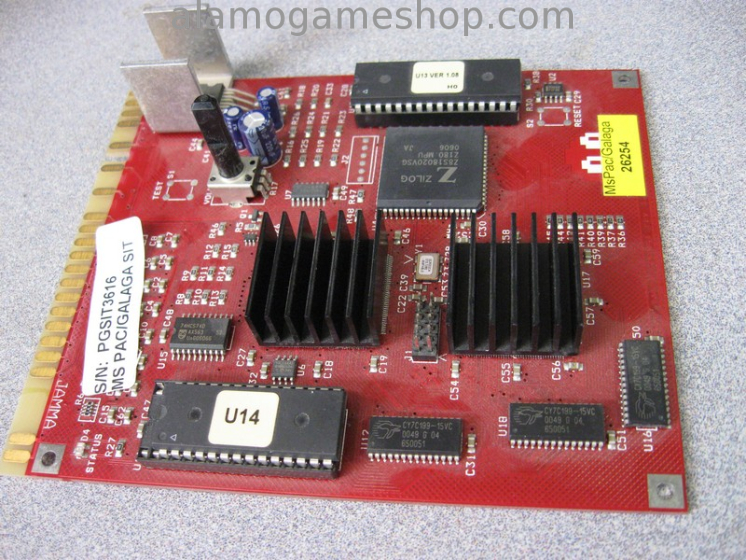 (image for) Ms Pacman/Galaga game board, Namco coin op - used