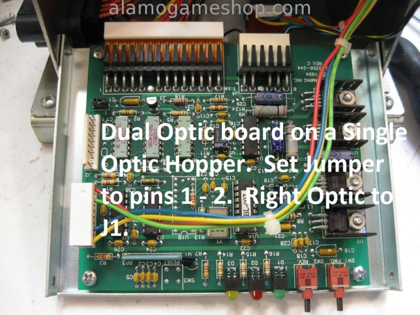 Hopper Control Board - Bally - Dual Opti - Click Image to Close