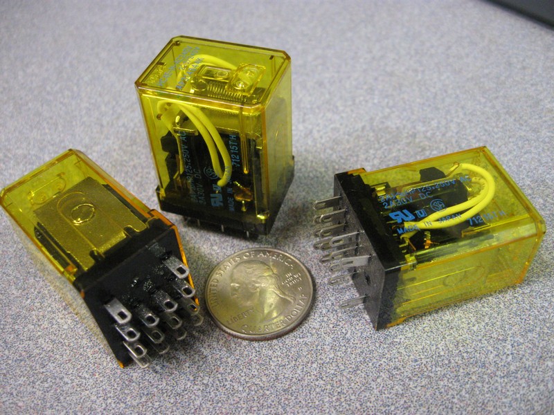 (image for) Relay - 4PDT 240v coil, 5 amp cube - Click Image to Close